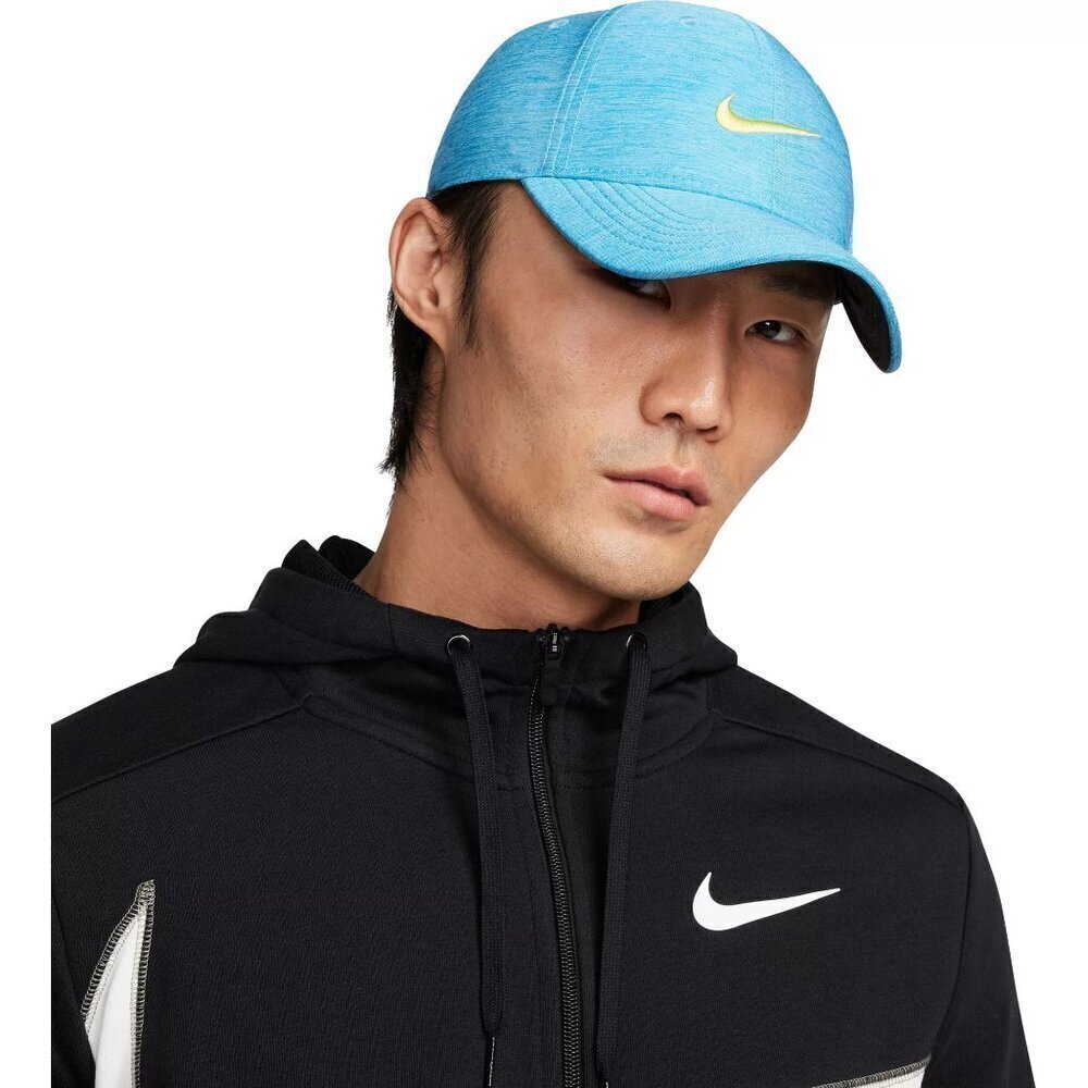 NWT Nike Men's Dri-FIT Structured Blue Heathered Golf Club Cap